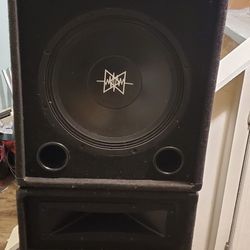 PA Speakers 15" 400 watts