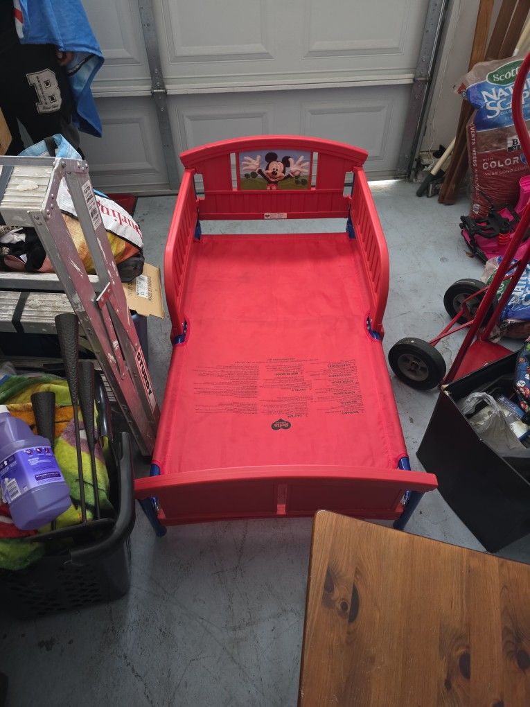 Mickey Mouse Toddler Bed