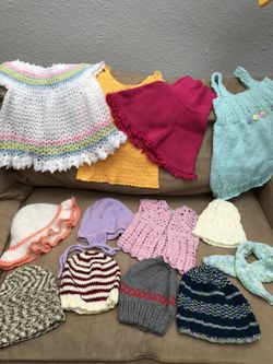 Handmade baby items & baby/kid/adult hats