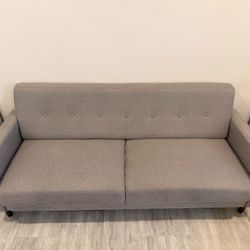 Small Gray Office Couch