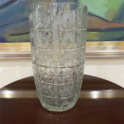 Crystal large vase