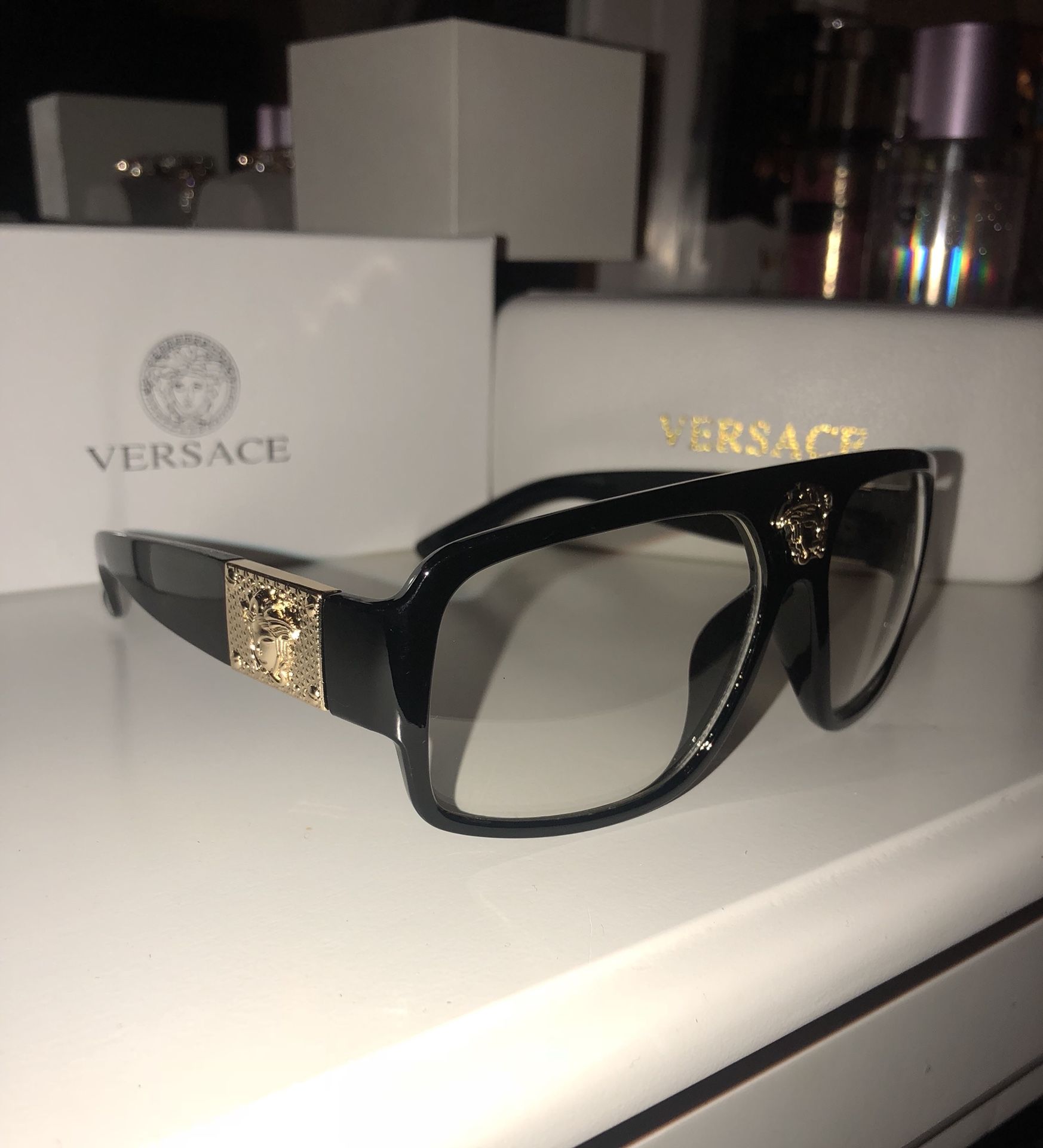 Versace Glasses Frames Gold Black Gucci MENS Gucci