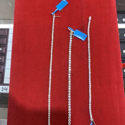 10K Gold With Moissanite Diamond Bracelets 