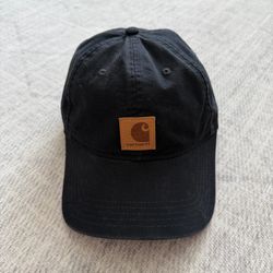 Carhartt Utility Essentials Adult Black Adjustable OSFM Adjustable Velcro Hat
