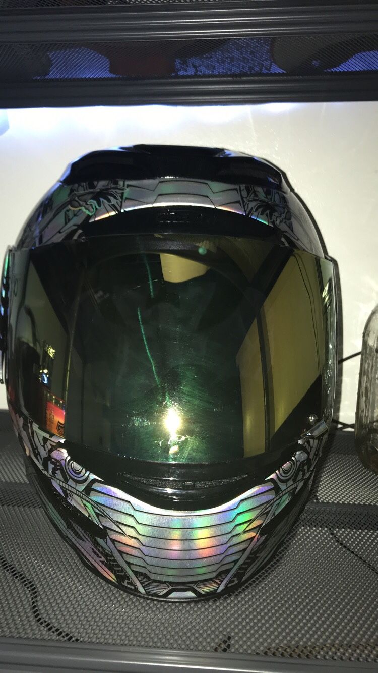 Icon Airmada Mechanica Motorcycle Helmet