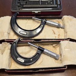 Starrett Satin Chrome Micrometers