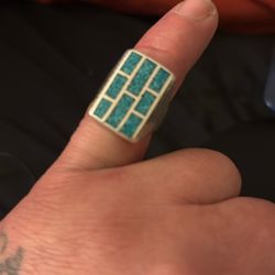 Turquoise Ring Cost 244$ Originally 