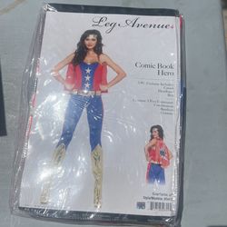 Comic Book Girl Costume Wonder Woman 