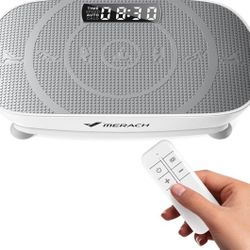 Exercise machine vibration plate