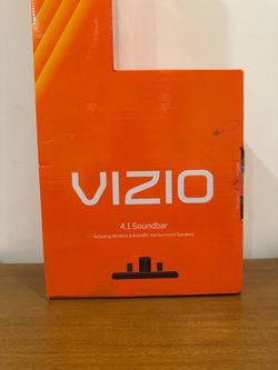 VIZIO 4.1 Soundbar with Dolby Atmos, Wireless Surround Speakers and Compact Subwoofer **Brand New**