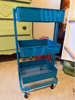 Michales craft cart - Turquoise