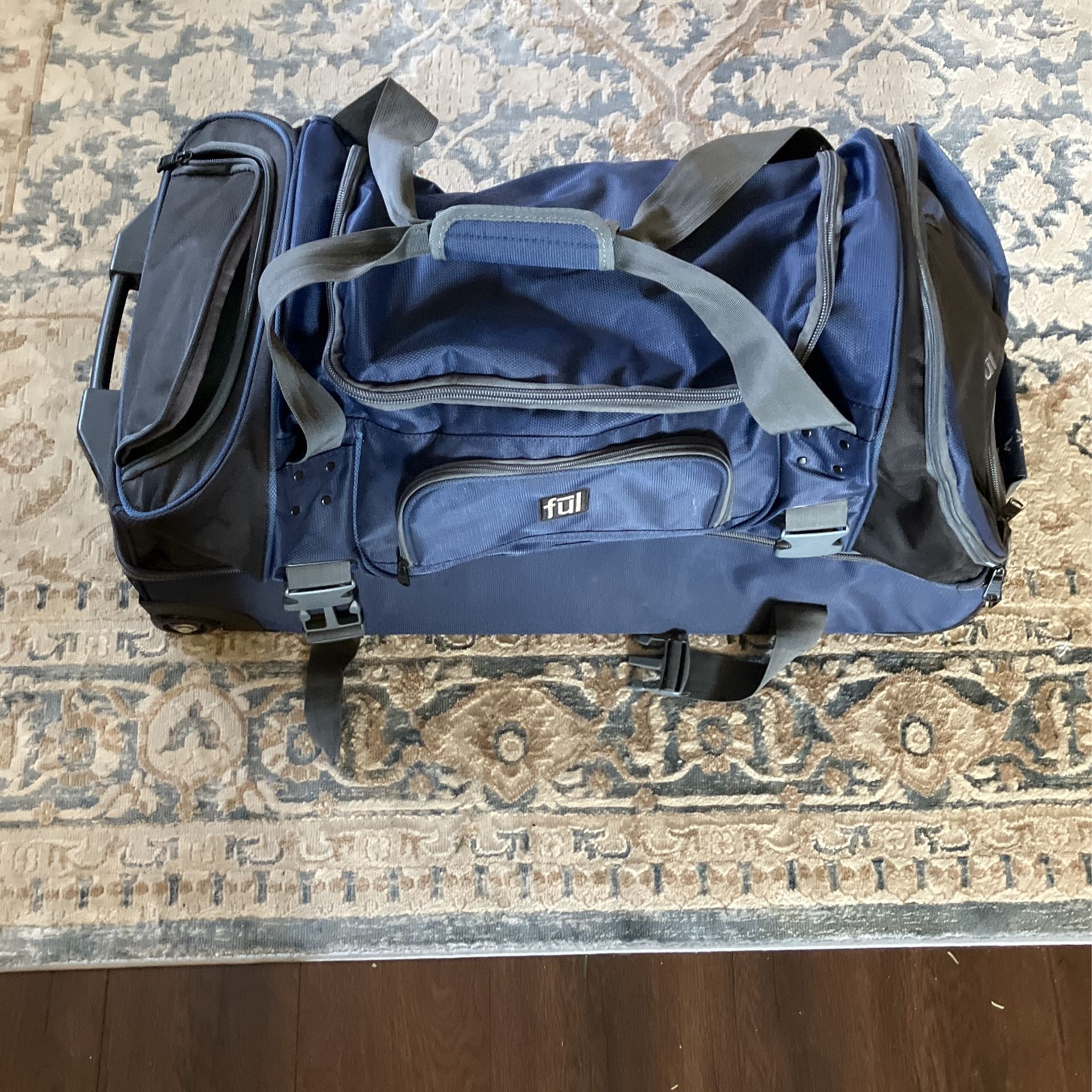 FUL Unisex-Adult (Luggage only) Workhorse 30 Inch Rolling Duffel Bag, Travel Wheels