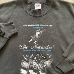 Vintage 90s The Nutcracker In The Woodlands Texas Promo Sweater  Mens Large fits Medium 