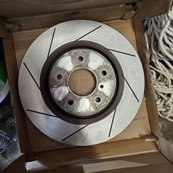 09+ FX35 QX70 Resurfaced Front Rotors 
