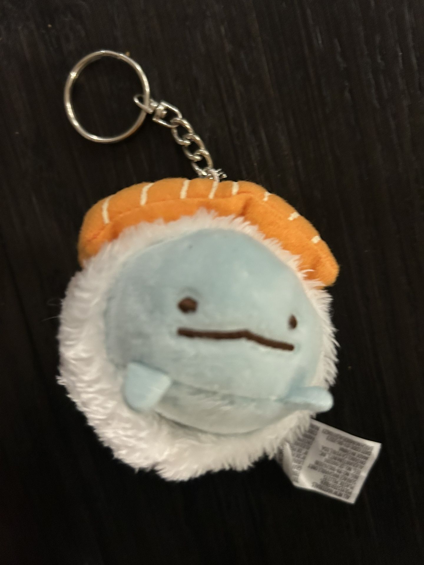 Sushi Roll plush keychain.
