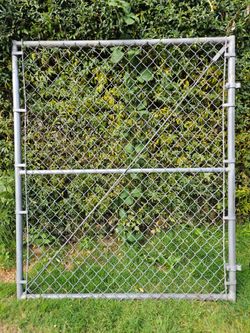 Galvanized Chain Link Fence Gate Panel
