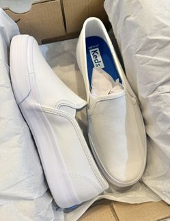 Women’s Keds Double Decker Canvas White 5.5W