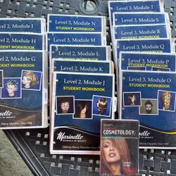 COSMOTOLOGY Work Books (not Complete Set)
