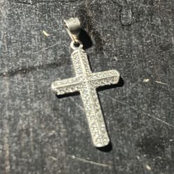 Sterling Silver Cross Pendant Or Charm