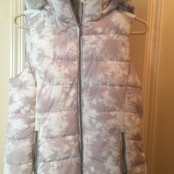 CALVIN KLEIN PERFORMANCE Light Down Vest With Removable Fur Hood