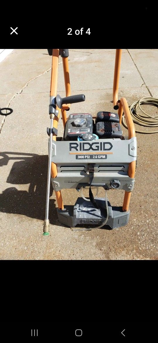 Rigid Pressure washer