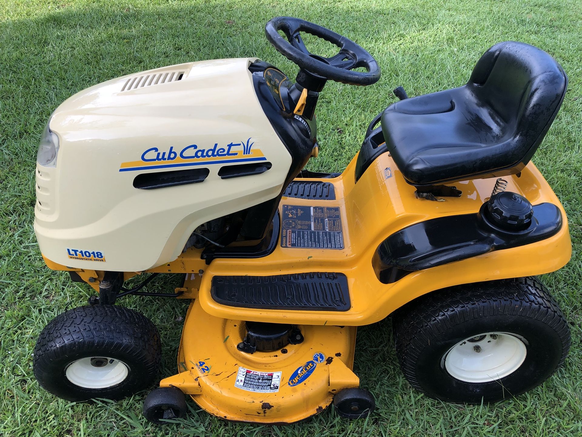 Cub cadet lt1018 for sale sale