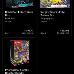 Sealed Pokemon cards