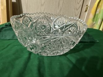 Crystal Serving Bowl
