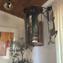 Vintage Mid Century Hanging Lamp 