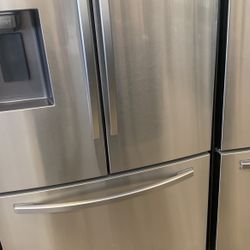 Samsung 36”French Door Fridge Stainless Working Perfectly 4 Month Warranty ,