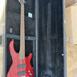 Bass Guitar And Amp