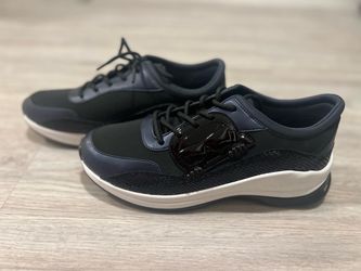 New Karl Lagerfeld Size 11 Women Sneakers black / navy blue