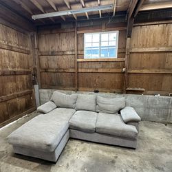 Grey Sectional Couch (WE DELIVER)