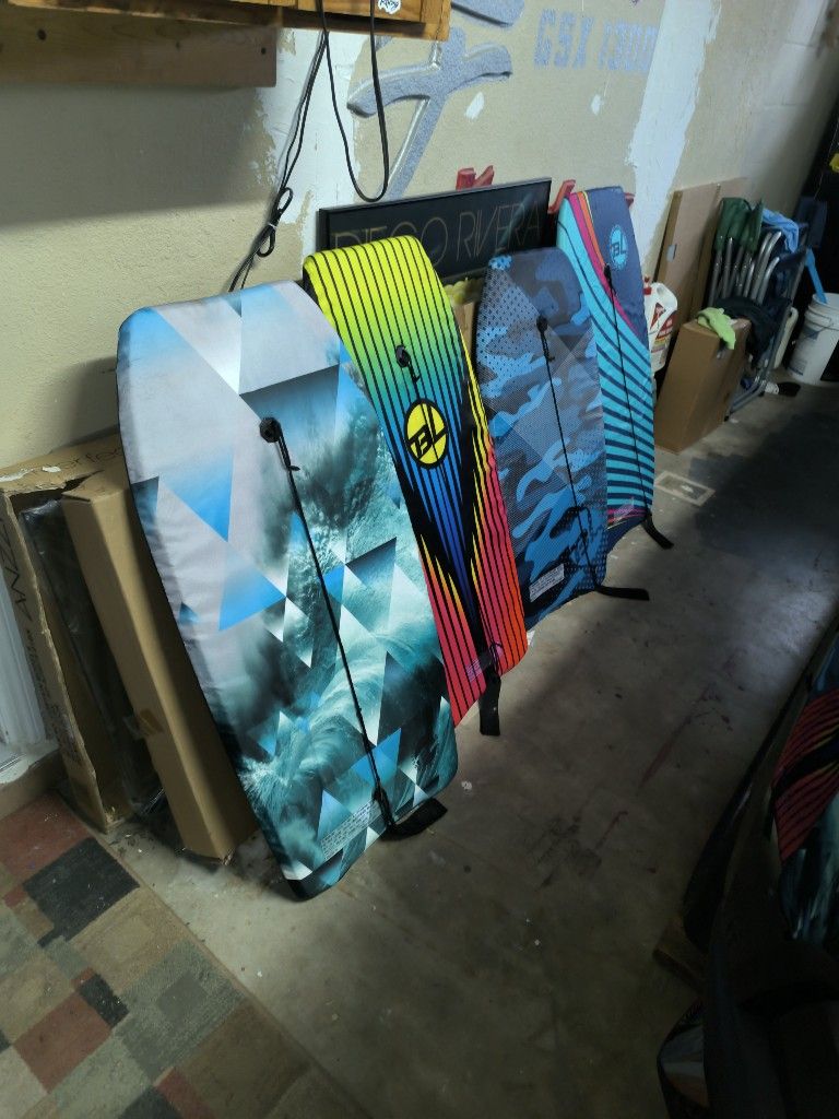 Surfing Boogie Boards