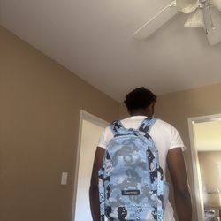 Supreme blue camo backpack