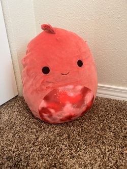 Cute red dinosaur plushie squishmellow
