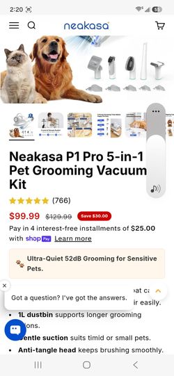 Pet grooming kit, brand new factory sealed
