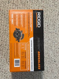 Ridgid circular saw 18v tool only brand new