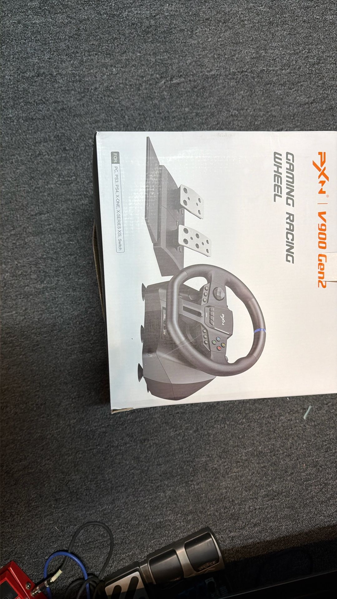 Gaming racing Steering Wheel And Foot Pedals
