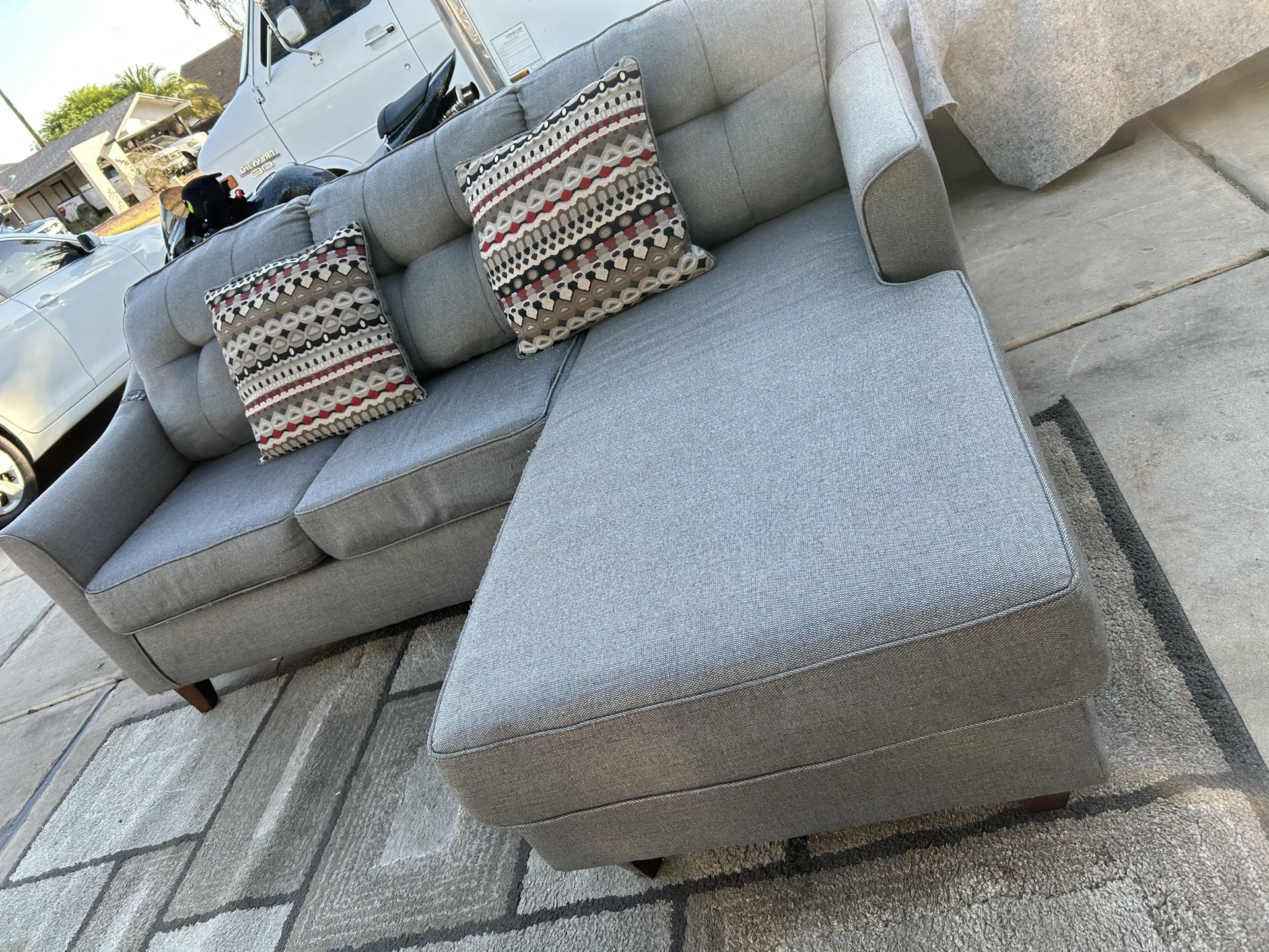 Amazing Couch  $ 195 Delivered Available Small Fee 