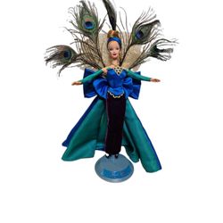 Mattel 1998 "The Peacock Barbie" 19365 Open No Box