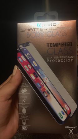 iPhone X screen protector glass protection
