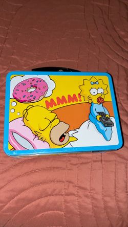 Vintage Simpson metal lunch box
