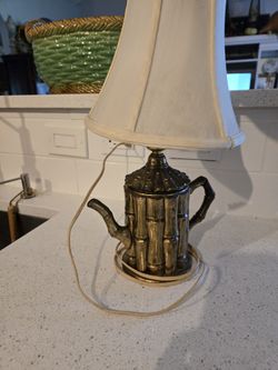 Lovely Brads Lamp With Shade. In Working Condition