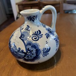 Delft Blue Porcelain Carafe