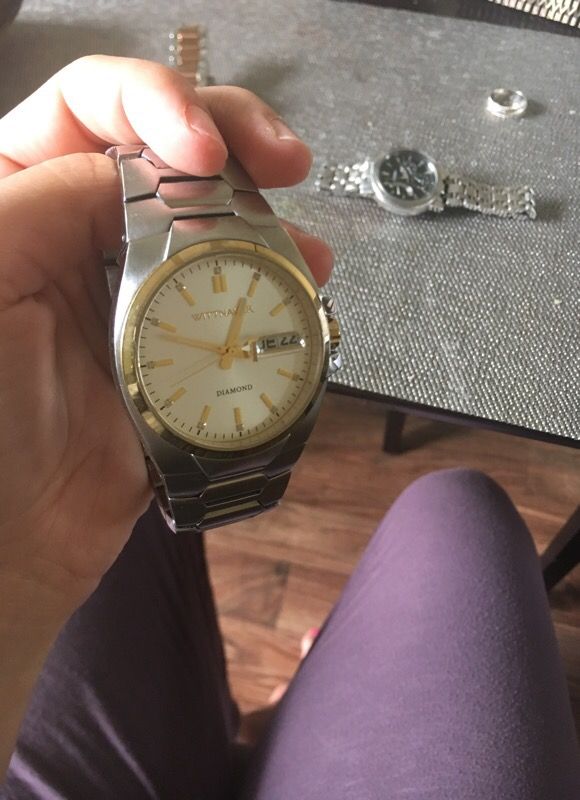 Diamond wittnalier watch