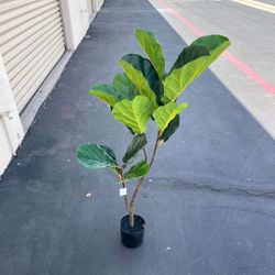 Artificial Tree 3.33 Ft Fiddle Leaf Fig Tree with Realistic Nature Design and Durable Quality for Room, Office, Party, Garden(no pot)
