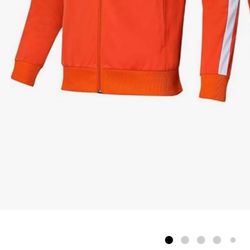 Orange/ White Jacket size medium 