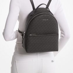 Michael Kors Signature Logo Backpack