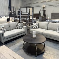 2pc Sofa & Love Seat Set